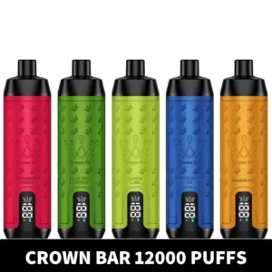 CROWN BAR AL FAKHER 12000 PUFFS 0.5MG Integrated Hookah Sound Wave Disposable Vape in Dubai